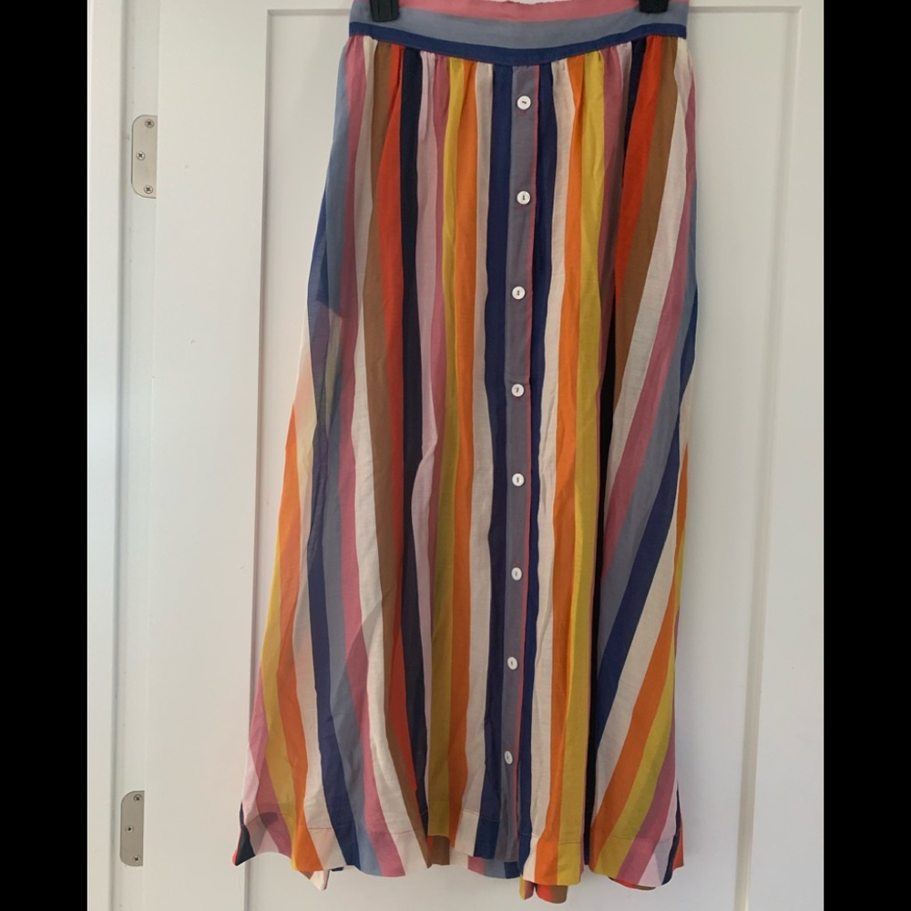 Xirena cotton silk skirt